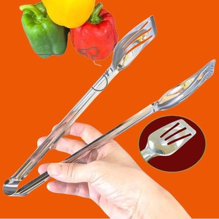 V- Kẹp gắp bánh bao/ gấp bánh hấp, đồ chiên gắp thức ăn, bản to, inox không rỉ. đồ dùng nhà bếp, nấu ăn chuyên nghi