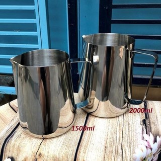 V- Ca đánh sữa INOX 304. Dụng cụ PHA CHẾ dùng đánh sữa, rót đong nguyên liệu theo định mức sẵn
