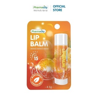 Son Pharmacity dưỡng môi Orange Mango Mania + SPF