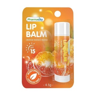 Son Pharmacity dưỡng môi Orange Mango Mania + SPF (Thỏi 4.5g)