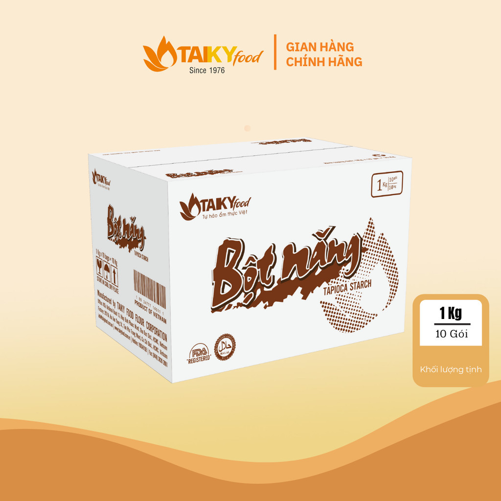 Thùng bột năng Tài Ký 1kg x 10 gói – Hàng chính hãng