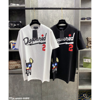 Áo Thun nam nữ DSQ Chó số 2 , áo phông in hình Icon Chó số hai cực nét vải cotton thoáng mát