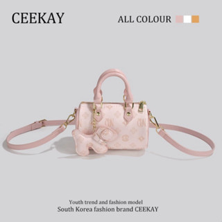 Túi Xách Nữ Ceekay Chính Hãng - Túi Da Phối Họa Tiết Móc Ngựa Chống Nước Phong Cách Sang Trọng Thanh Lịch