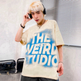 LOCAL BRAND Áo thun The Weird Phong Cách Unisex Form Rộng Tay Lỡ ATQ01