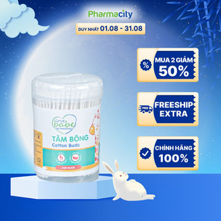 Tăm bông Pharmacity thân giấy cho bé