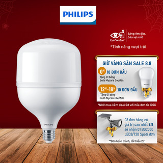 Bóng đèn philips trụ tforce siêu sáng hb e27- công suất 22w