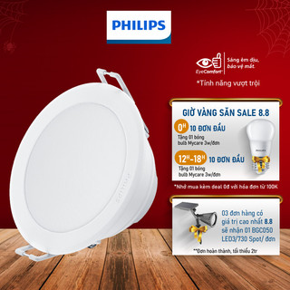 Bộ đèn âm trần Philips Meson đổi màu ánh sáng