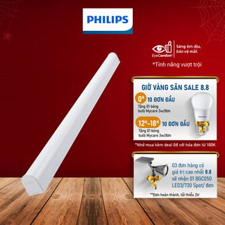 Bộ máng đèn Philips LED Batten BN012C LED10/NW L600 T8 G1  (01 đèn)
