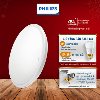 Bộ đèn ốp trần Philips LED tròn CL254 Công suất (12W,17W,20W) ánh sáng trắng