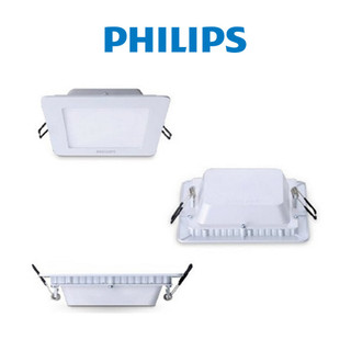 Bộ đèn âm trần Philips vuông DN024B 20W LED12 D150- ánh sáng trắng, ánh sáng vàng