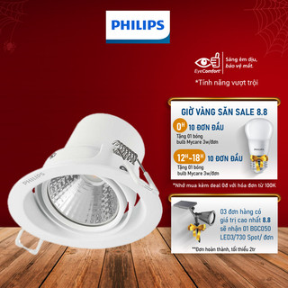 Đèn chiếu điểm Philips 59776 POMERON 070 5W vỏ trắng (Trung tính)