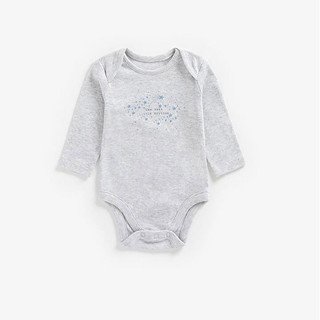 Mothercare - áo liền quần cộc chân màu xanh họa tiết bong bóng