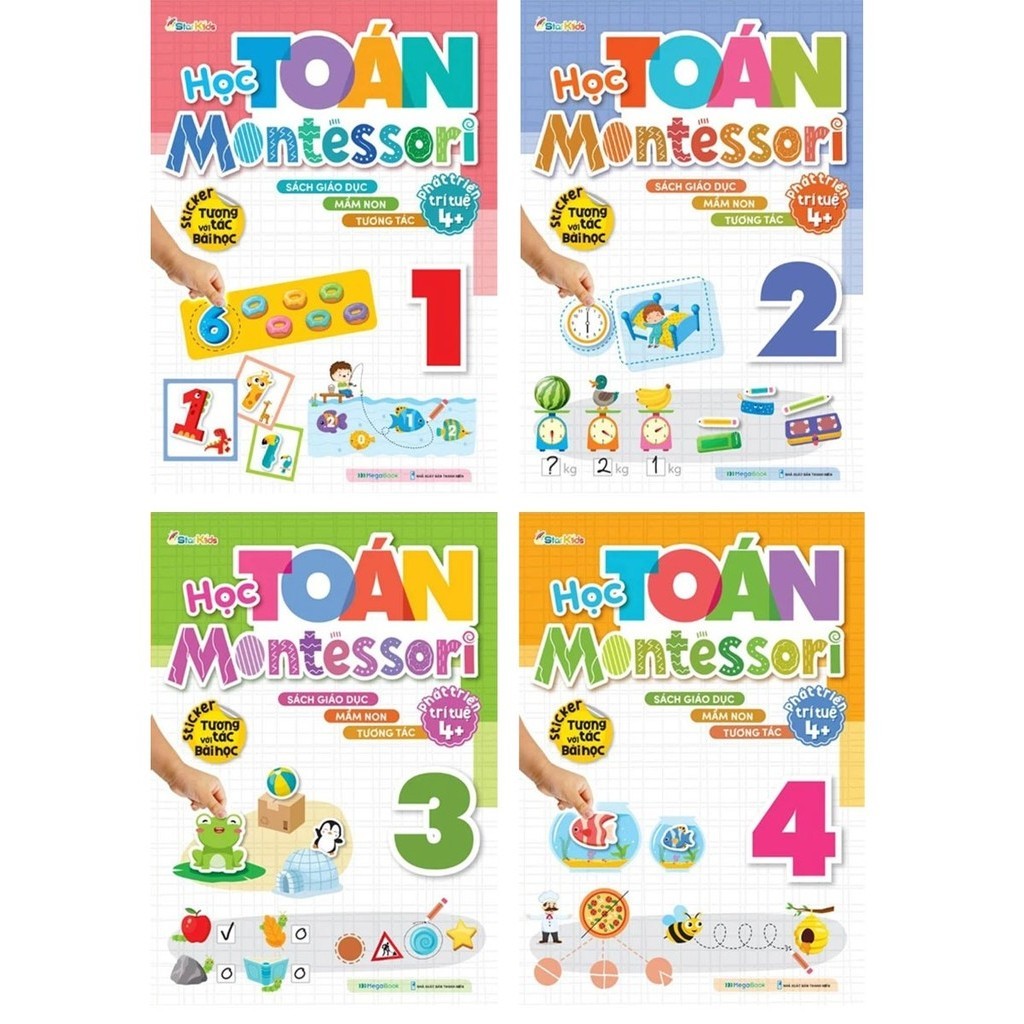 Sách - Học Toán Montessori (Cuốn lẻ) - Megabook