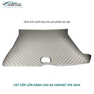 Thảm lót cốp bằng da 5d dành cho xe vinfast vf6 2024
