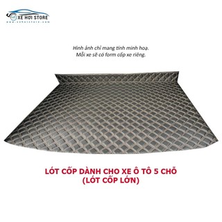 Thảm lót cốp 5d dành cho xe 5 chỗ kia k3 2014-2018