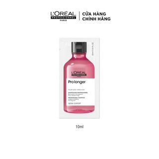 GIFT_ Combo 02 Dầu gội giúp tóc chắc khỏe, giảm đứt gãy và dài hơn L'Oréal Professionnel Serie Expert Pro Longer 2x10ml