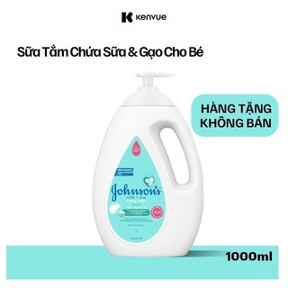 [HÀNG TẶNG KHÔNG BÁN] Sữa tắm Johnson's chứa sữa và gạo - Dung tích 1000ml