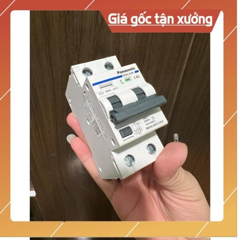 CB CHỐNG GIẬT 32A 40A 50A 63A PANASONIC RCBO