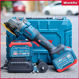 [ HỎA TỐC] Máy mài, máy cắt dùng pin Boshun BS-AG100BL pin 15 cell - Động cơ không chổi than siêu bền