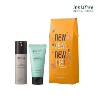 Bộ sản phẩm chăm sóc da toàn diện dành cho nam innisfree New Year, New Me! New Year Forest All-in-one Set
