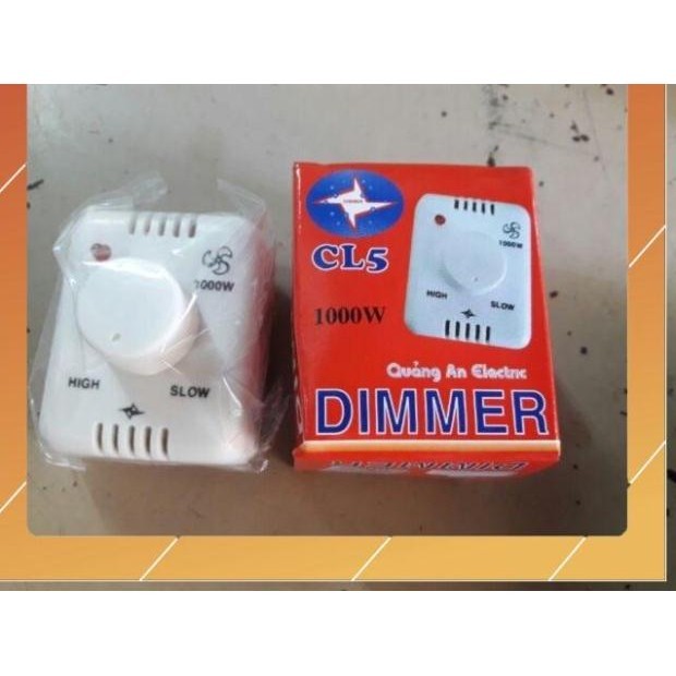 Dimmer gắn nổi 1000w đèn - quạt