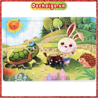 Xếp hình 60 mảnh đồ chơi gỗ phát triển trí tuệ dochoigo.vn