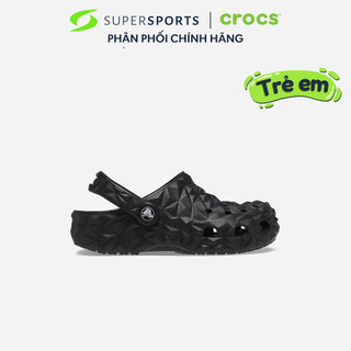 Giày clog trẻ em crocs classic geometric - 209572-001