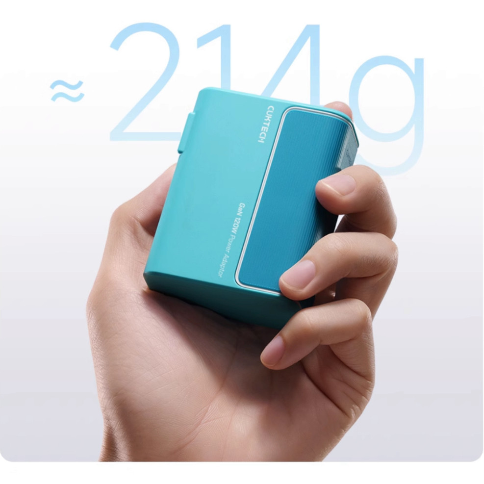 Sạc Cuktech 120W (AD1003) 3 Cổng Mi turbro PD3.1/PPS2.0/QC  - Bảo Hành 18 Tháng | BigBuy360 - bigbuy360.vn