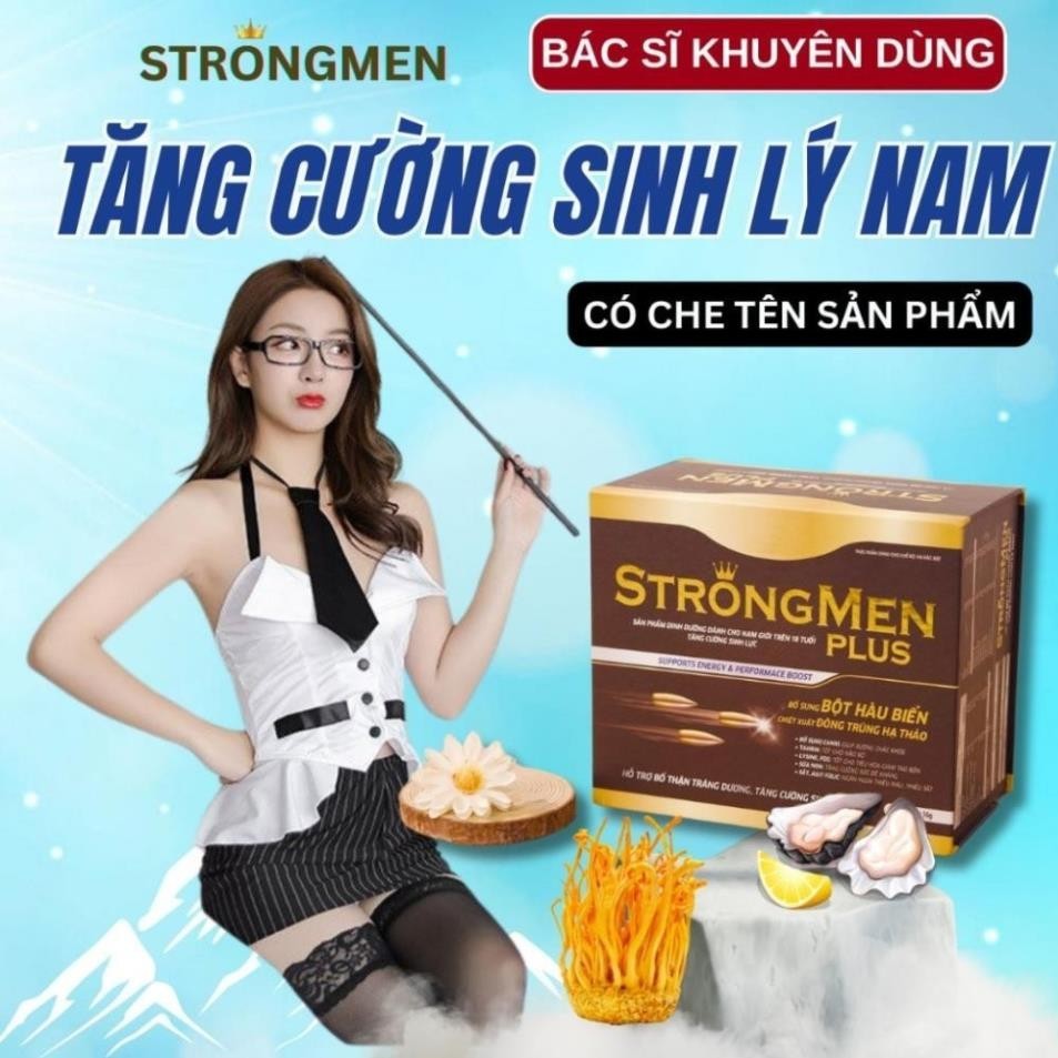 Sữa Tăng Cường Sinh Lý Nam STRONG MEN PLUS, Hiệu Quả Nhanh Chóng, An Toàn STM1