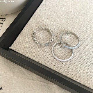 [Kifli.vn] Nhẫn Ngôi Sao Zircon Xanh Nữ Niche Mở Nhẫn Thời Trang Nhẫn Kim Cương Sanrio-