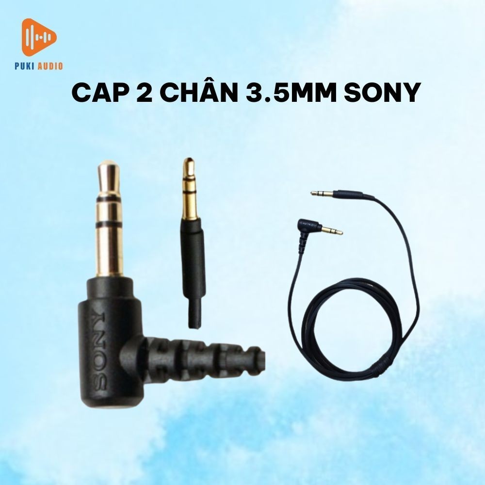 Puki shop / Jack Sony 3.5mm 2 đầu - Jack dây cắm audio Sony 3,5mm 2 đầu / dây cáp 3.5 mm
