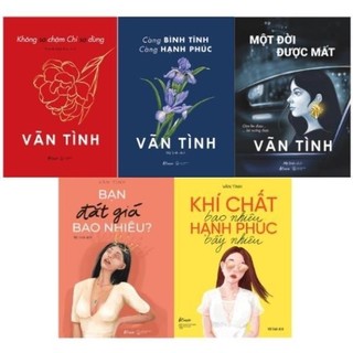Combo 5 cuốn sách Vãn Tình hay nhất - Bạn đắt giá - Khí chất - Không sợ chậm - Càng bình tĩnh - Một đời được mất