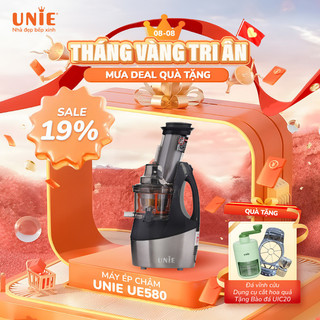 Máy ép chậm hoa quả unie ue-580 dung tích 250 ml công suất 240w
