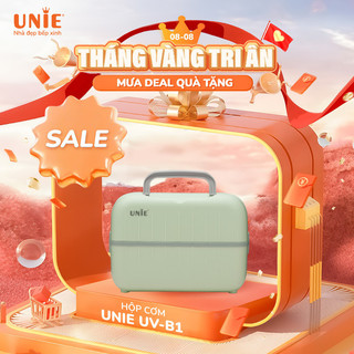 Hộp cơm cắm điện cao cấp Unie UV, 300W nấu cơm nhanh chóng,Thiết kế nhỏ gọn, an toàn cho sức khỏe, bảo hành 6 tháng