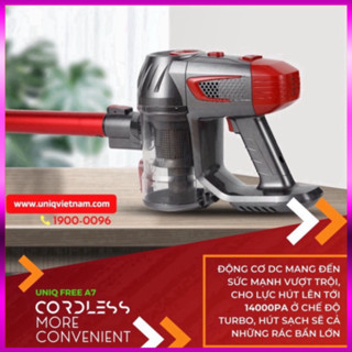 Sale lớn  Chính Hãng Máy hút bụi cầm tay không dây UNIQ Free A7 đa năng gia đình mini pin sạc hút giường đệm nệm sofa xe