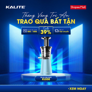 Máy ép chậm Kalite KL530 công suất 200W máy ép trái cây, rau củ kiệt bã, máy ép hoa quả làm kem - BH chính hãng 12 tháng