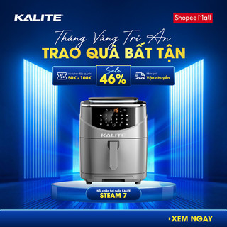 Nồi chiên hơi nước Kalite Steam 7 1700W dung tích 7L chiên hấp 2in1 hàng chính hãng