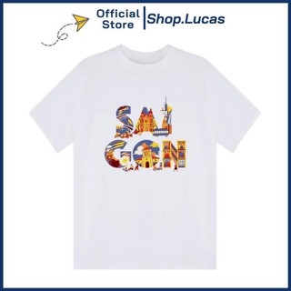 Áo Thun In Chữ SÀI GÒN VIỆT NAM Unisex Nam Nữ Form Rộng HU