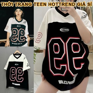 Tổng hợp các mẫu áo thun phong cách thể thao unisex nam nữ chất cotton dày dặn form rộng basic hottrend cháy phố