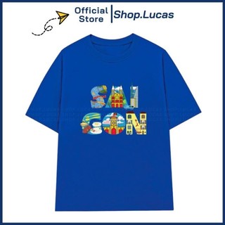 Áo Thun In Chữ Sài Gòn Saigon Việt Nam Unisex Nam Nữ Phông Du Lịch HT
