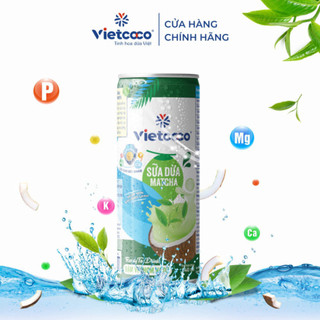 Sữa dừa matcha Vietcoco 240ml