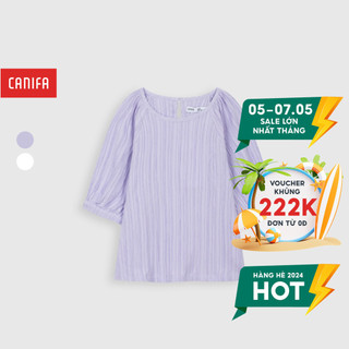 Áo bé gái kiểu dáng tay phồng CANIFA - 1TO21C003