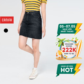 Chân váy jean nữ dáng ngắn CANIFA - 6KS21S008