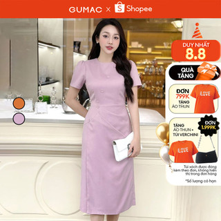 Đầm bút chì rã xéo thời trang gumac de03014