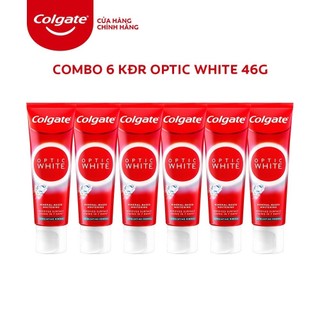 Bộ 6 Kem đánh răng Colgate làm trắng & sáng răng Optic White 46g