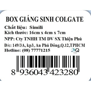 HB Gift] Combo Ví da du lịch và Gấu bông Colgate