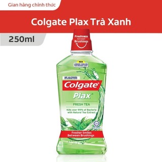 [HB gift] Nước súc miệng Colgate kháng 99% vi khuẩn Plax trà xanh 250ml/chai