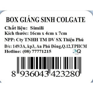 [HB Gift] Ví da du lịch Colgate