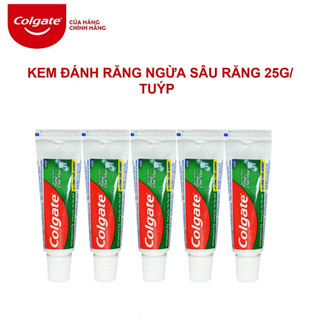Bộ 5 Kem đánh răng Colgate ngừa sâu răng răng chắc khỏe 25g/tuýp