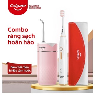 Combo Bàn chải điện Colgate & Máy tăm nước làm sạch răng hoàn hảo